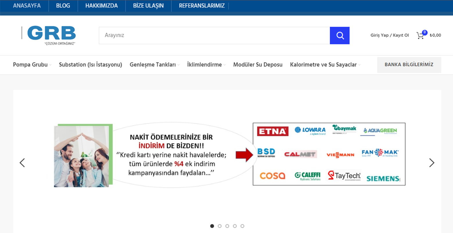 grbmuhendislik website preview image