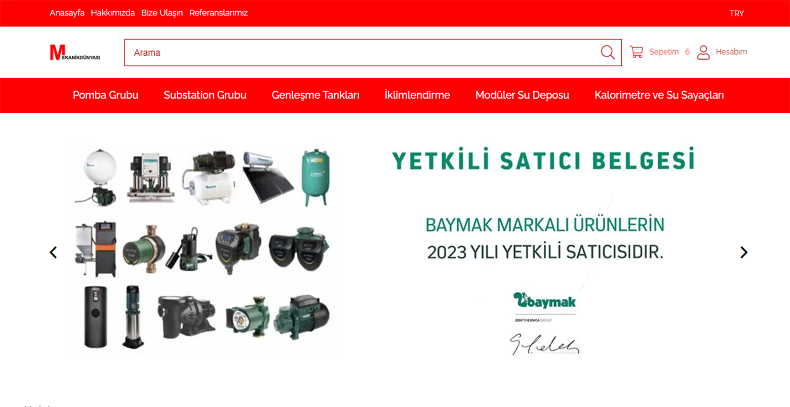 mekanikdunyasi website preview image
